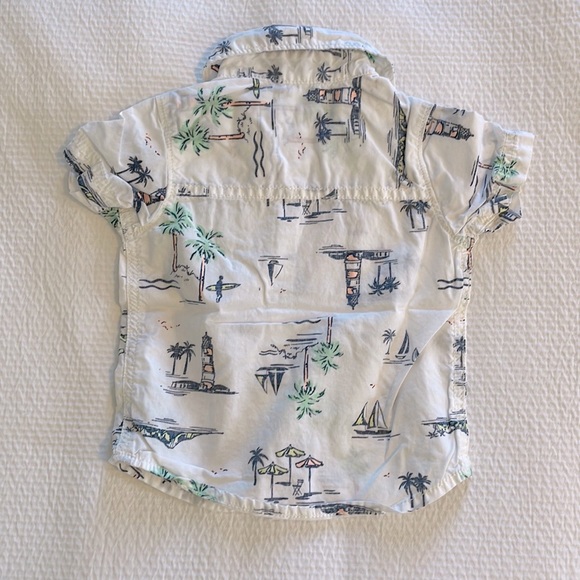 Baby Boy Summer Shirt Bundle - Gap - Zara Baby - Carter’s - Size 3-6 Months - Picture 6 of 8